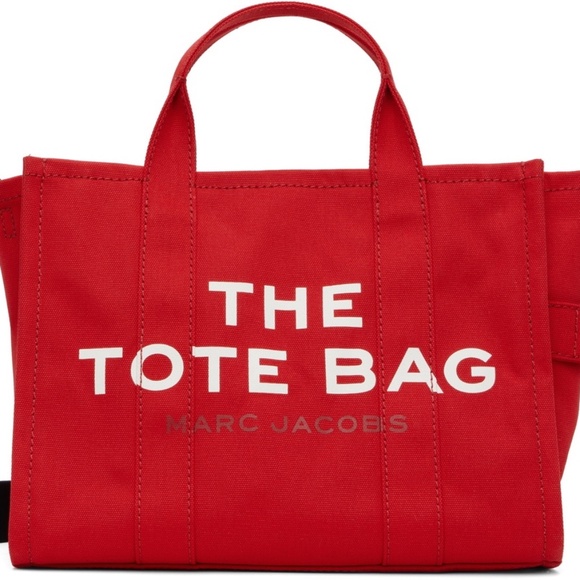 MARC JACOBS The Canvas Medium Tote Bag - RED - Picture 2 of 5